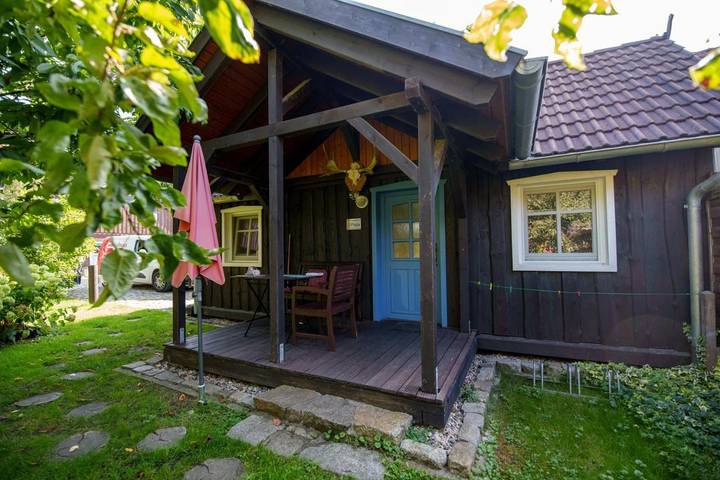 Ferienhaus für 2 Personen, mit Terrasse und Garten sowie Ausblick in Lübbenau