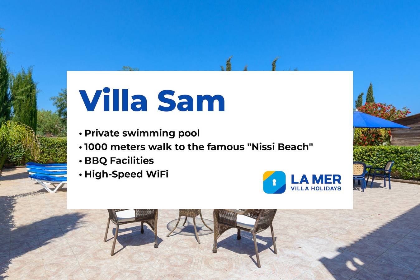 Villa Sam in Ayia Napa, Südzypern