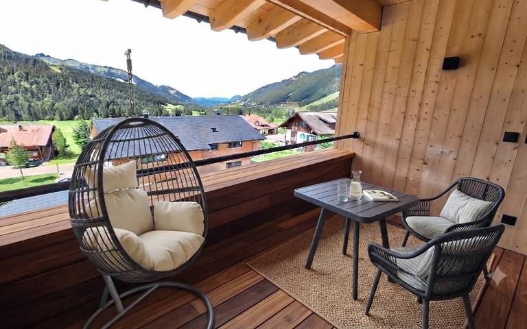 Ferienwohnung für 4 Personen, mit Balkon und Terrasse sowie Garten und Sauna in Hörnerdörfer - 4