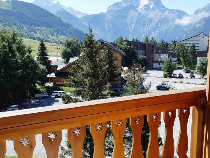 Ganze Wohnung, Wohnung für 6 direkt an den Pisten im Zentrum von Les Deux Alpes in Mont-de-Lans, Les Deux Alpes