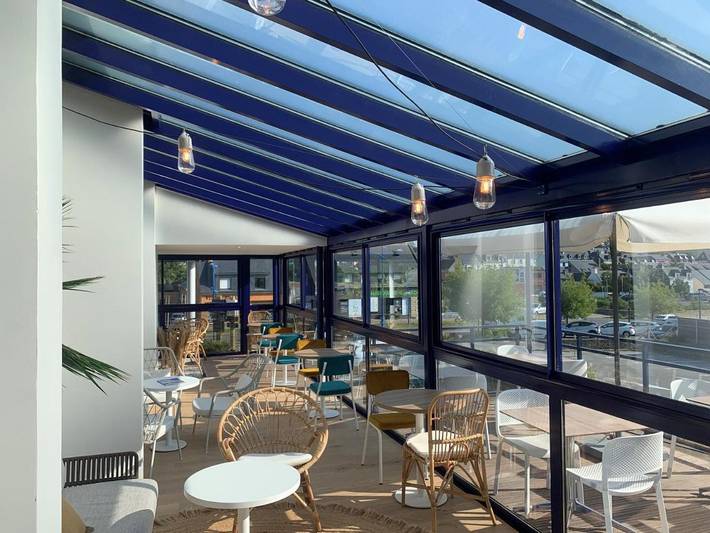 Hôtel pour 4 personnes, avec terrasse, animaux acceptés
