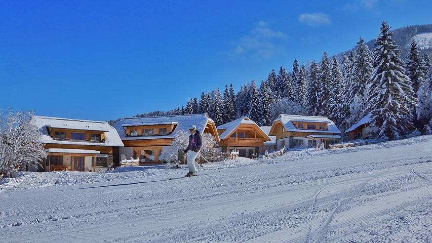 Hütte für 2 Personen, mit Sauna und Garten sowie Whirlpool, mit Haustier in Bad Kleinkirchheim