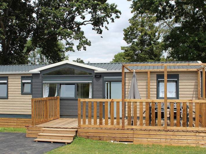 Camping Le Val de Landrouet - Mobilheim 8 personen - 3 Zimmer 6/8 in Merdrignac, Dinan und Umgebung