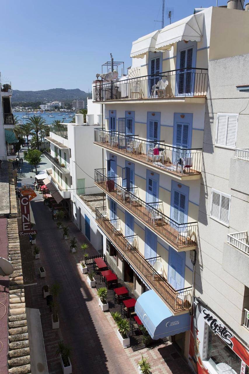 Hostal Ferrer in Ocean Beach Ibiza, Sant Antoni de Portmany