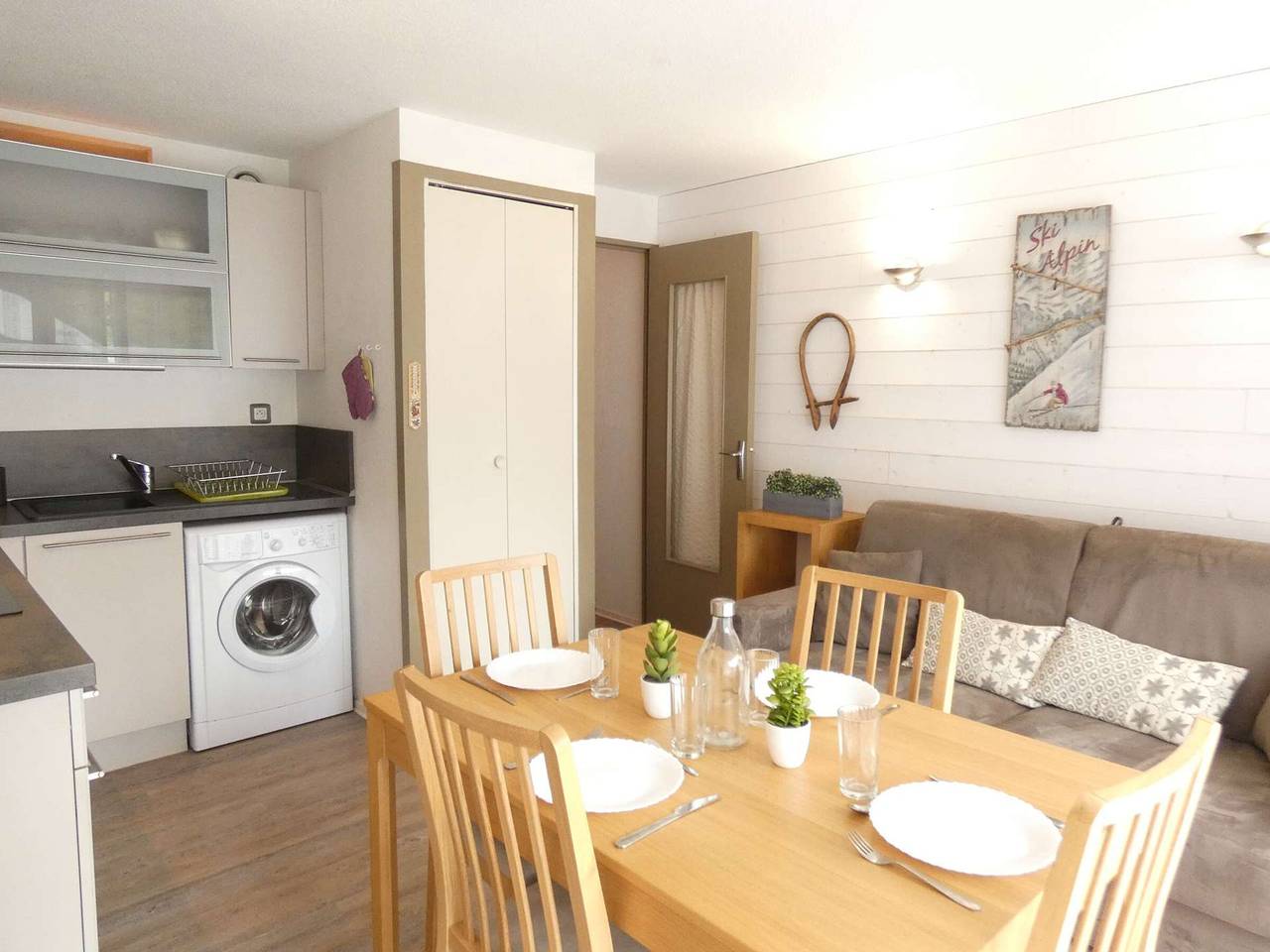 Apartamento entero, T2 para 4 pers con balcón en Saint-Lary-Soulan in Saint-Lary-Soulan, Parque nacional de los Pirineos