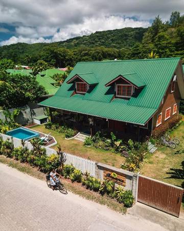 Villa pour 8 personnes, avec jardin et piscine aux Seychelles