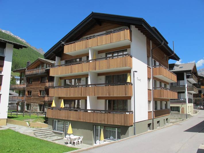 Ganze Ferienwohnung, Appartementhaus Venetz (Saas110) ruhige Lage direkt an Skibushaltestelle in Saas-Fee, Walliser Alpen