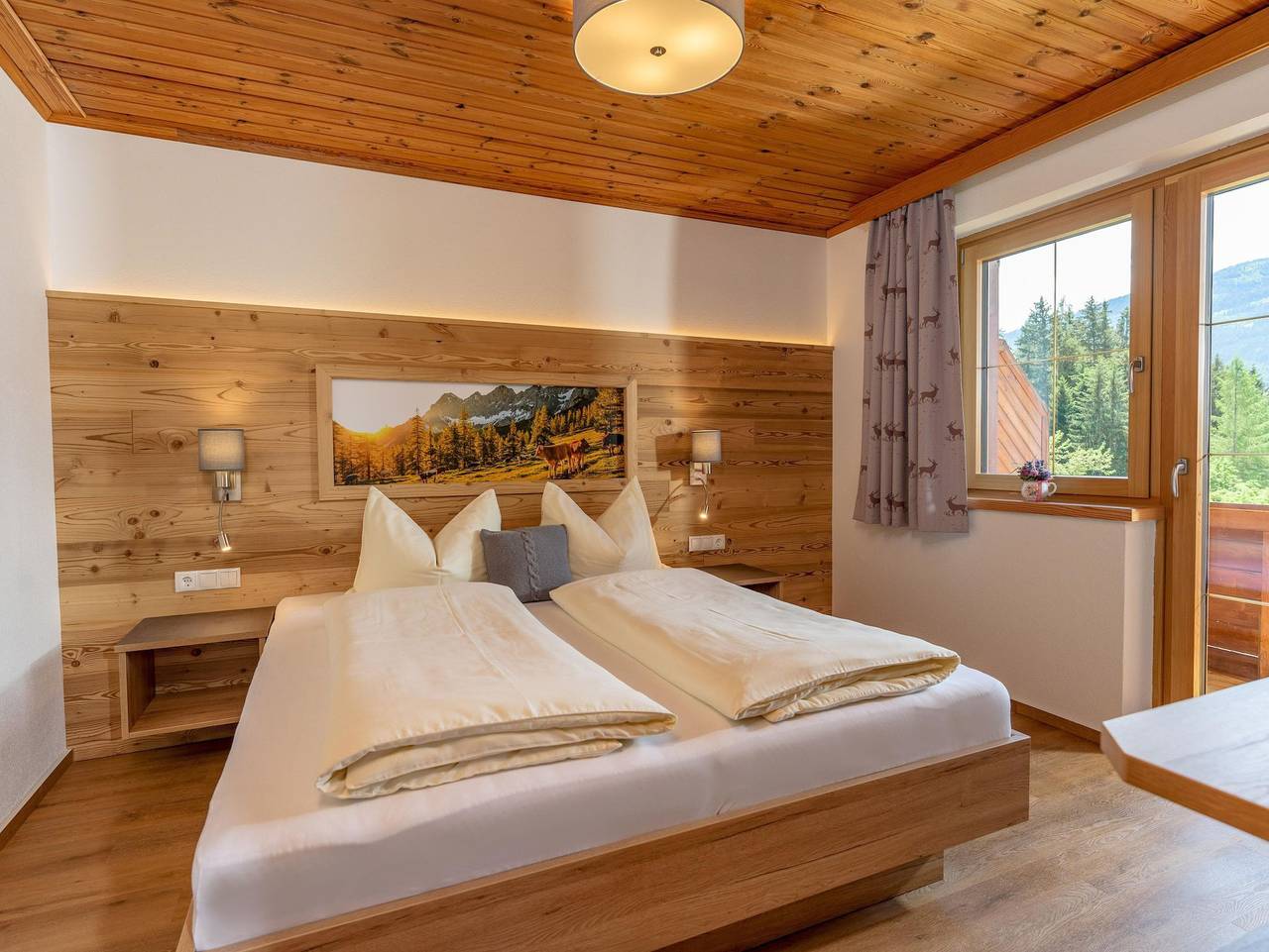 Ganze Ferienwohnung, Pircherhof Appartements - Appartement D - 1 Schlafzimmer, Dusche, Wc in Haus, Schladming-Dachstein
