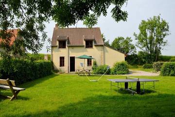 Gîte pour 5 personnes, avec piscine et jardin, animaux acceptés dans le Pas-de-Calais