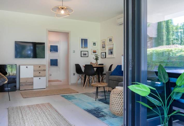 Ferienwohnung für 4 Personen, mit Terrasse und Garten sowie Seeblick und Ausblick in Plattensee Ostufer - 4