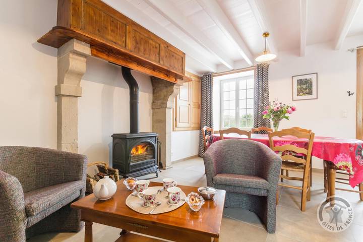 Gîte für 6 Personen, mit Terrasse und Garten in Bricquebec-en-Cotentin