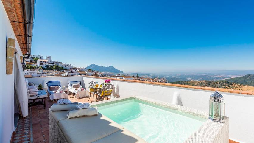 Casa de vacaciones para 2 personas, con Balcón/Terraza y Piscina en Gaucín
