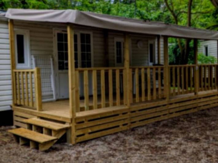 Casa rodante para 4 personas, con terraza y piscina - 1