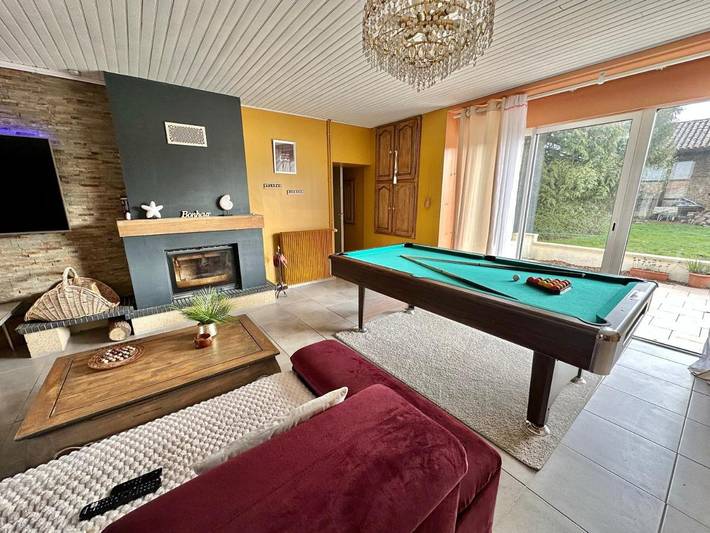 Maison de vacances pour 9 personnes, avec vue et jardin