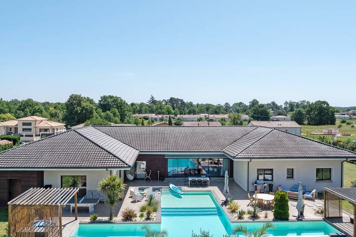 Ferienhaus für 12 Personen, mit Kinderpool und Whirlpool sowie Sauna und Garten in Gironde - 2