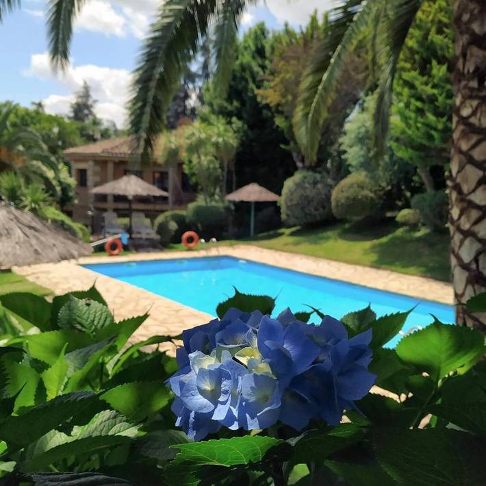 Apartamento para 4 personas, con Terraza y Jardín además de Piscina y Vistas en Villanueva de la Vera