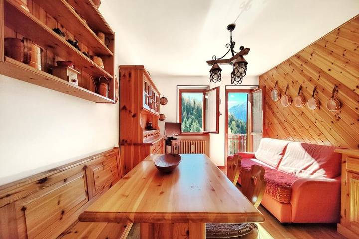 Appartamento per 4 persone, con giardino e terrazza nonché panorama a Foppolo