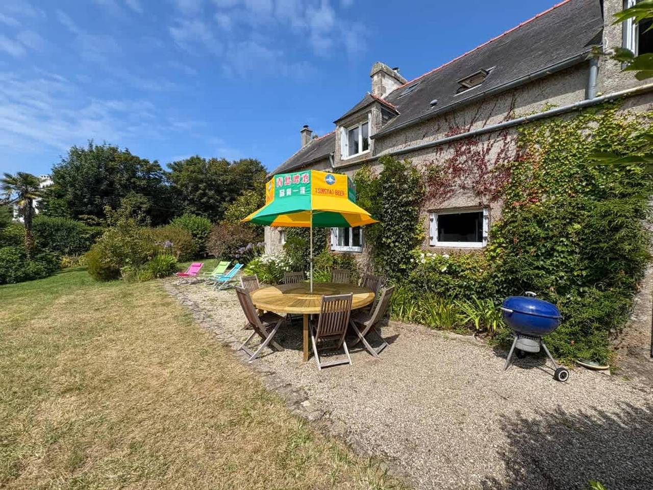 Charmantes Steinhaus an der Küste mit Garten in Landunvez, Brest und Umgebung