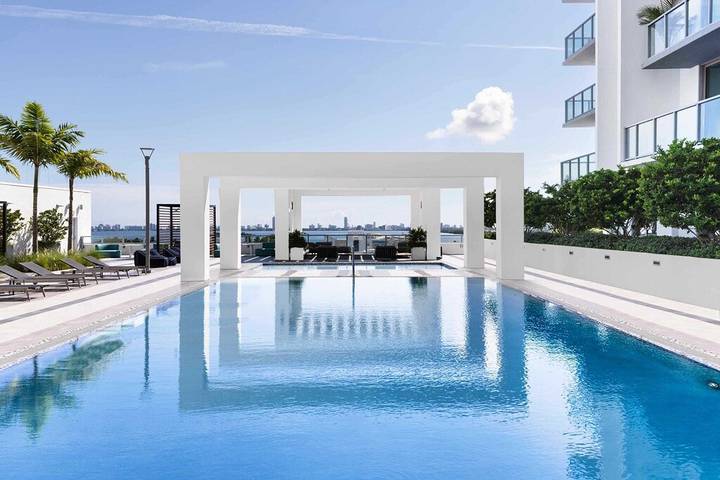 Loft per 4 persone, con piscina e balcone in Miami