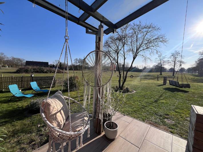 Ferienwohnung für 4 Personen, mit Ausblick und Garten sowie Terrasse in Barßel