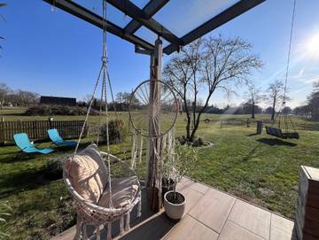 Ferienwohnung für 4 Personen, mit Ausblick und Terrasse sowie Garten in Barßel