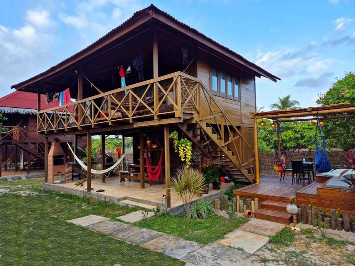 Maison de vacances pour 6 personnes, avec vue ainsi que terrasse et vue sur le lac, animaux acceptés