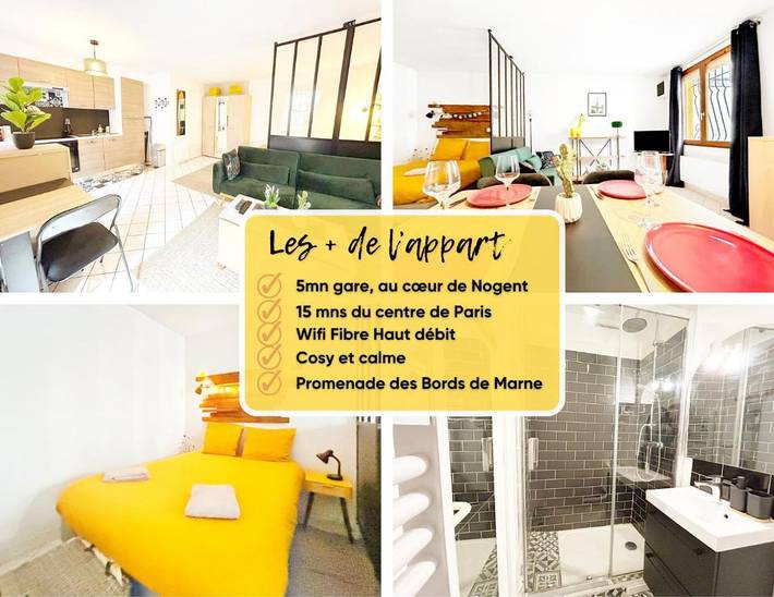 Gîte pour 2 personnes à Nogent-sur-Marne