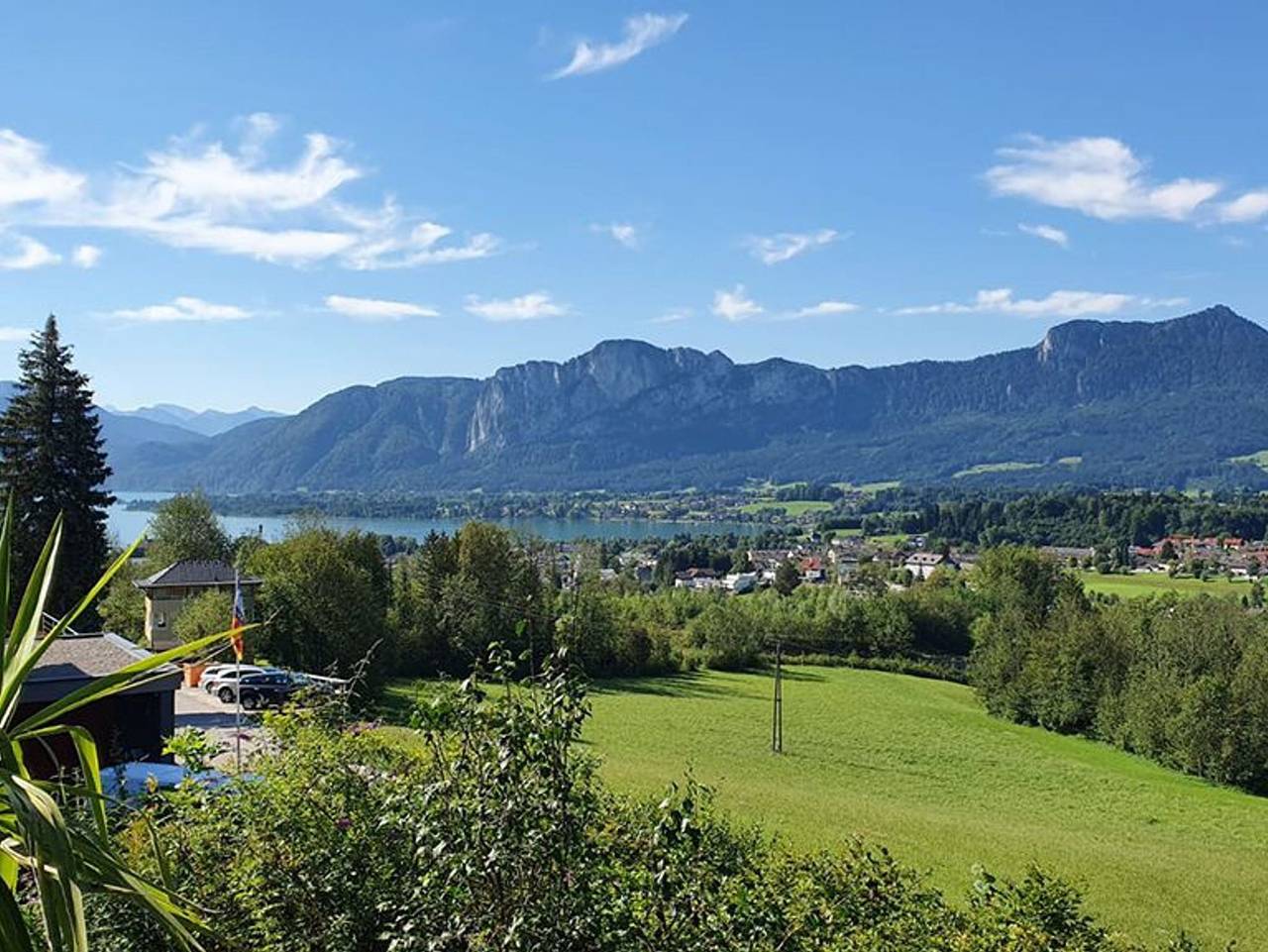 Pension Jörgner - Doppelzimmer mit Seeblick in Mondsee (Stadt), Traunviertel