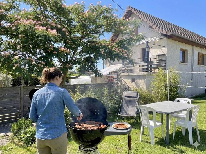Appartement de vacances pour 6 personnes, avec Balcon ainsi que Terrasse et Jardin