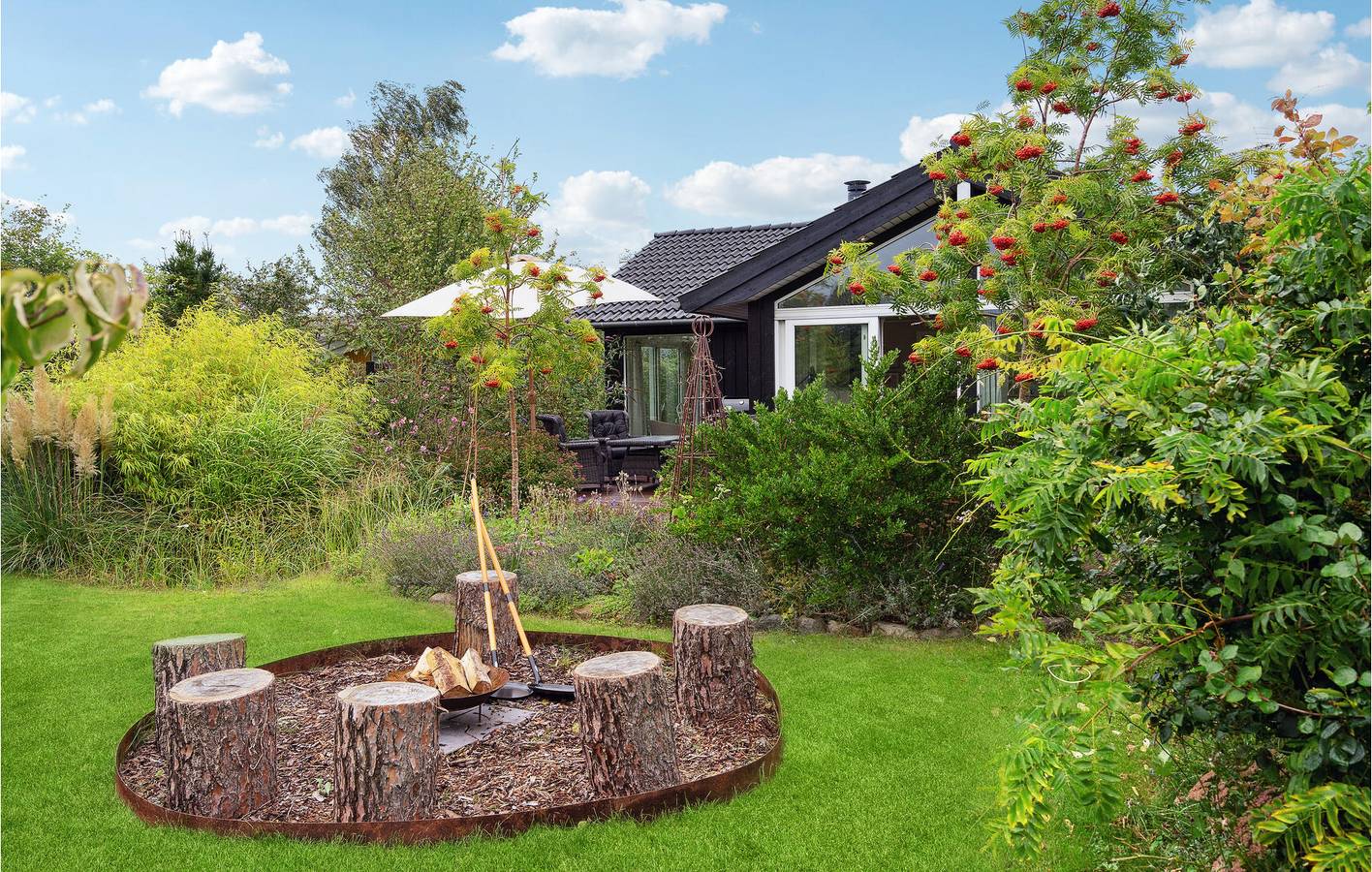 Ferienhaus für 4 Personen mit Terrasse in Strøby, Stevns und Umgebung