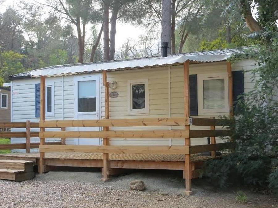 Camping Le Rancho - Mobilheim 6 personen - 3 Schlafzimmer + Klimaanlage in La Côte Vermeille, Argelès-sur-Mer