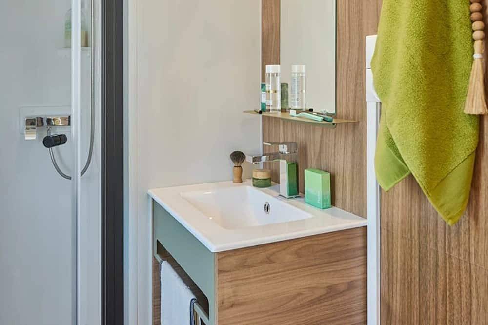 Zecamping 3* toboggans mobil-home Tv 16m2 2 pers in Quinéville, Cherbourg en omgeving