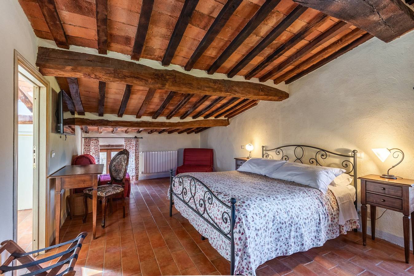 Locanda di Montisi – Zimmer Torre zwischen den Hügeln von Montalcino in San Giovanni d'Asso, Montalcino