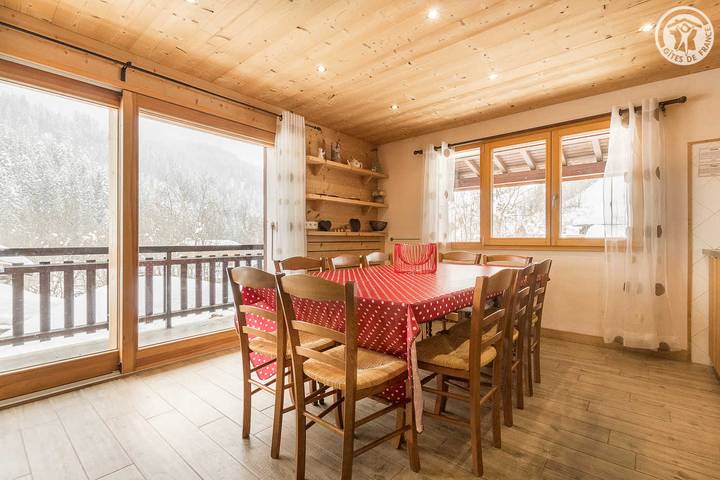 Maison de vacances pour 10 personnes, avec Balcon à La Giettaz