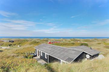 Ferienhaus mit Meerblick für 6 Personen, mit Terrasse in Grønhøj Strand