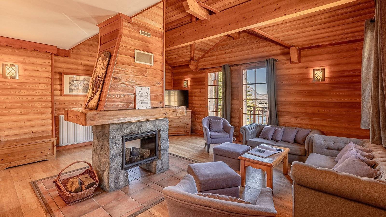 Chalet pour 12 personnes avec balcon in Huez, Parc national des Écrins