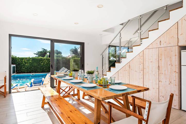 Chalet para 10 personas con jardín in Cala Blanes, Ciudadela