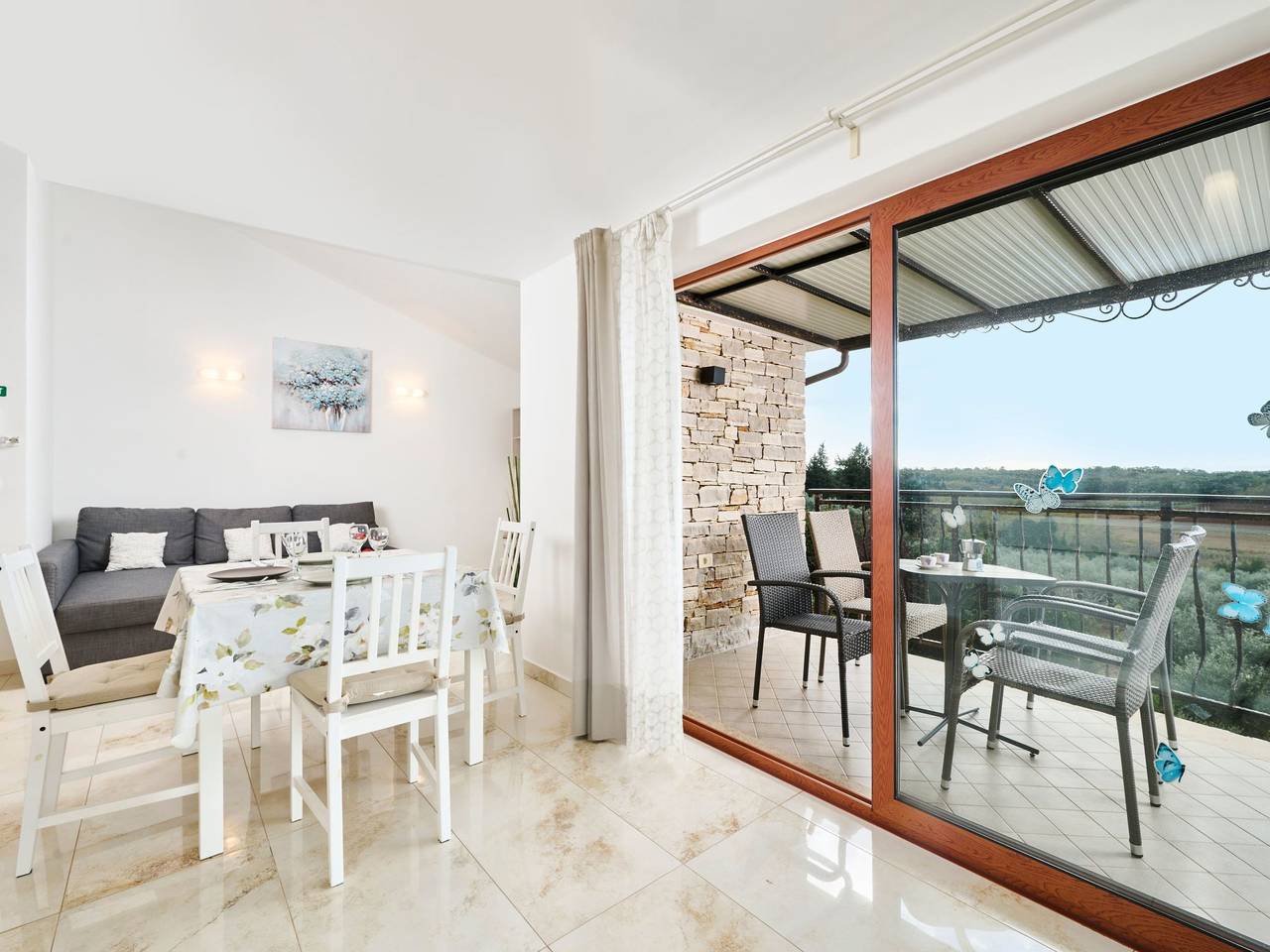 Appartement entier, App für bis zu 6 Personen. in Umag, Région d'Umag