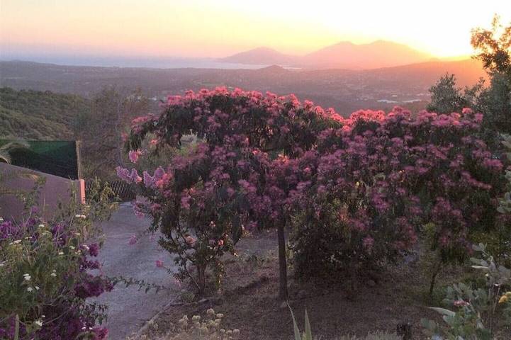 Location de vacances pour 4 personnes, avec piscine ainsi que jardin et terrasse à Eccica-Suarella