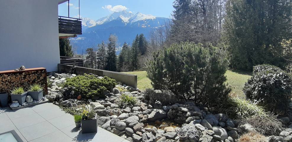 Ganze Ferienwohnung, Signinablick - 2.5 Zimmerwohnung, 50m2 für max. 4 Personen in Laax Dorf, Laax