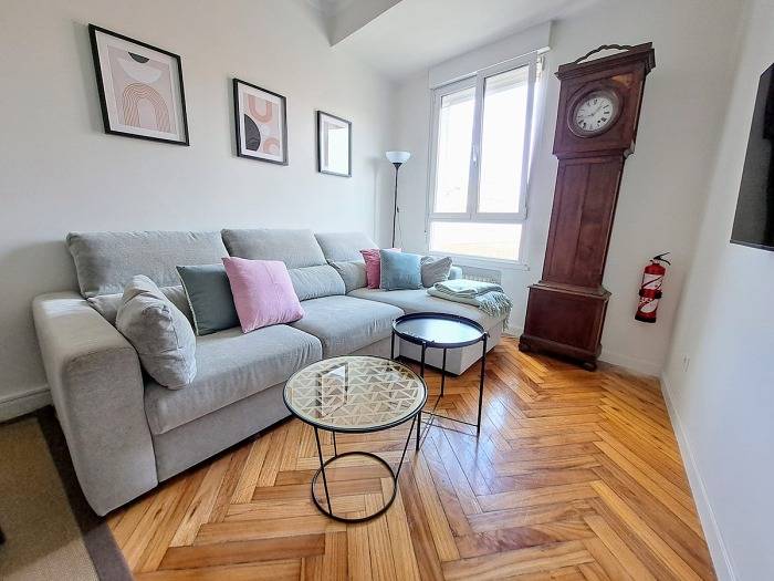 Holiday letting for 5 people, with Ocean view in Santander