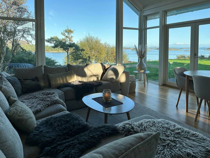 Feriehus for 8 personer, med Terrasse og Hage i Rogaland