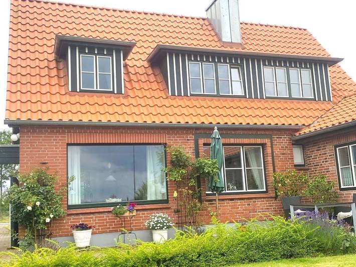 Ferienwohnung für 4 Personen, mit Ausblick und Balkon sowie Garten und Seeblick, kinderfreundlich in Maasholm - 2