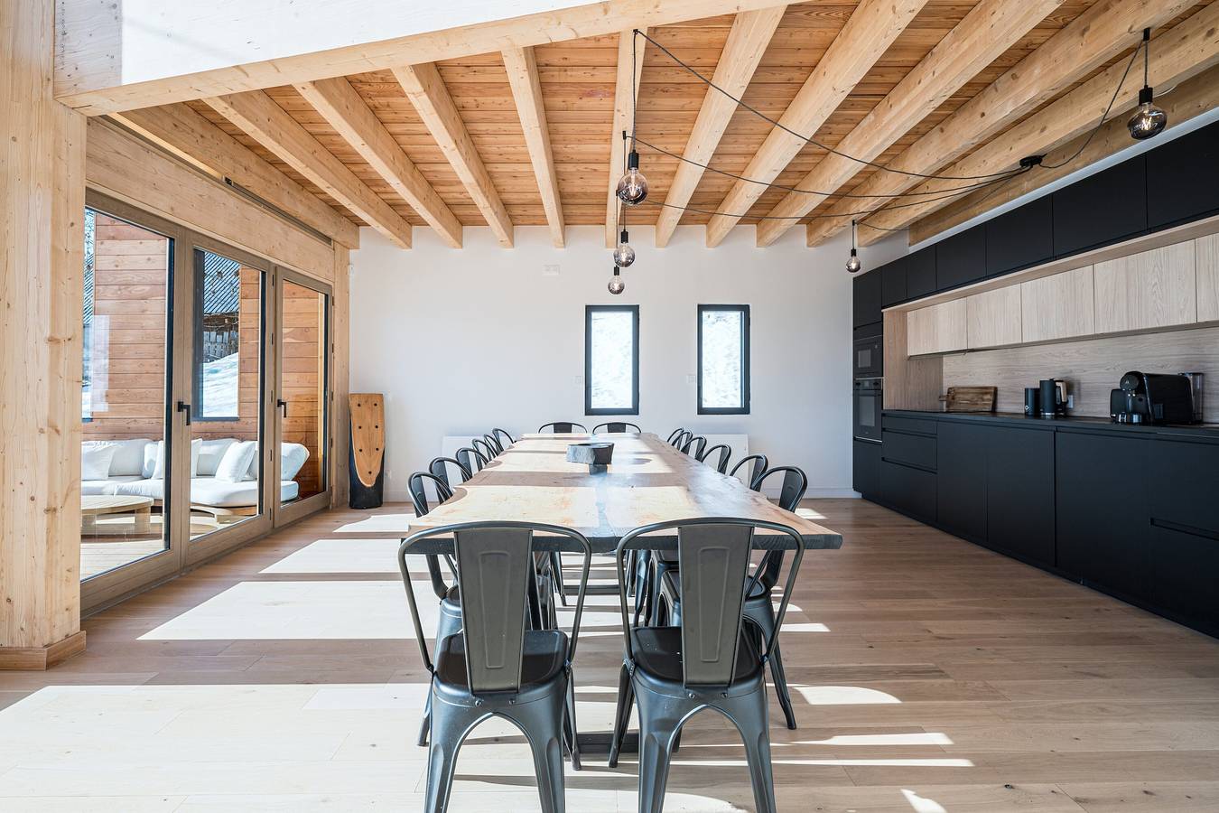 Chalet Luxe Black Arves – Exklusives Refugium für Gruppen und Familien in Fontcouverte-la-Toussuire, Region Saint-Jean-de-Maurienne