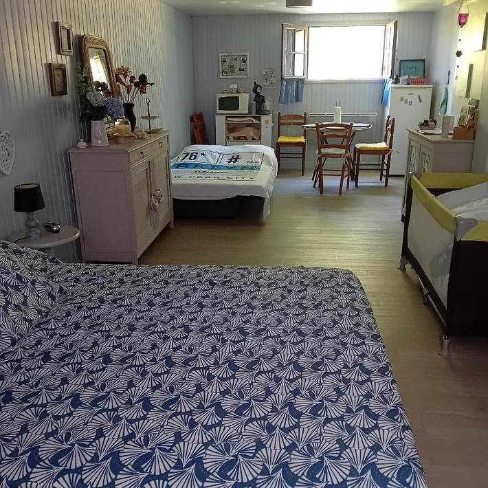 Appartement de vacances pour 4 personnes, avec jardin