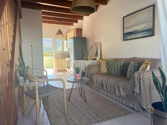 Appartement de vacances pour 5 personnes, avec Balcon et Terrasse ainsi que Jardin et Vue
