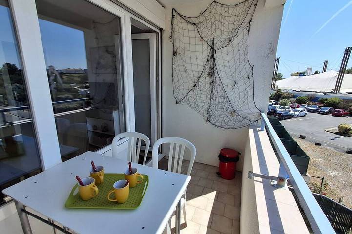 Appartement de vacances pour 4 personnes, avec balcon