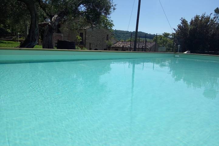 Agriturismo voor 5 personen, with tuin and terras as well as zwembad in Perugia