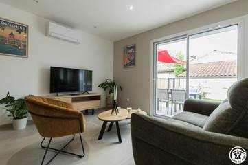 Gîte pour 4 personnes, avec terrasse et jardin à Gaillac-Toulza