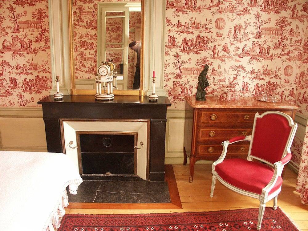 Château de Nyon - Chambre Toile de Jouy in Ourouër, Nièvre